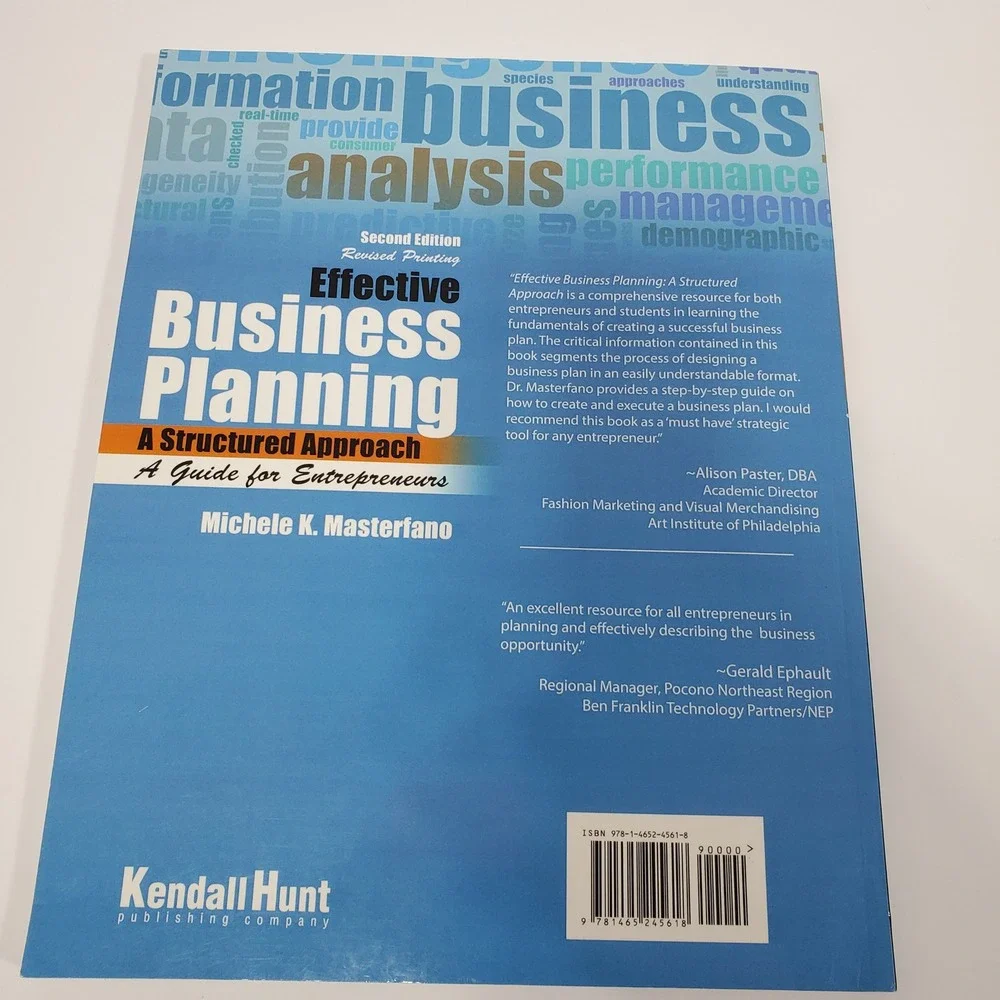 Effective Business Planning Michele K Masterfano 2nd Edition Paperback Textbook